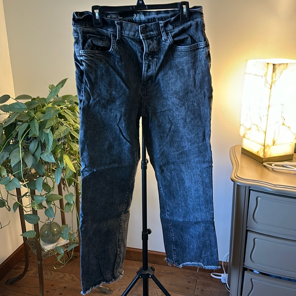 Set of two high rise vintage straight jeans